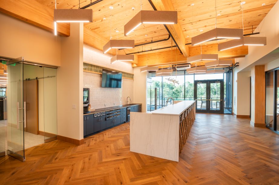 coordinating mass timber Live Oak Bank North Carolina
